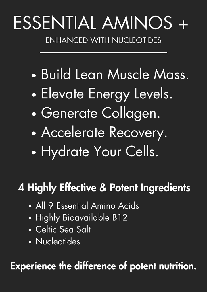 Essential Aminos+ | Muscle Growth, Fasting, Recovery & DNA Support