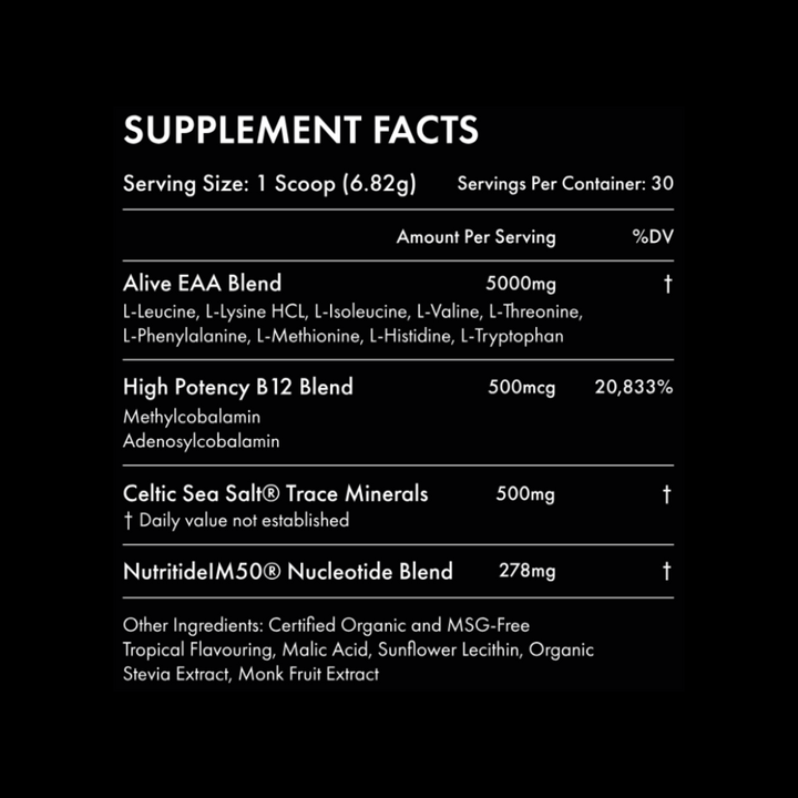 Essential Aminos+ | Muscle Growth, Fasting, Recovery & DNA Support